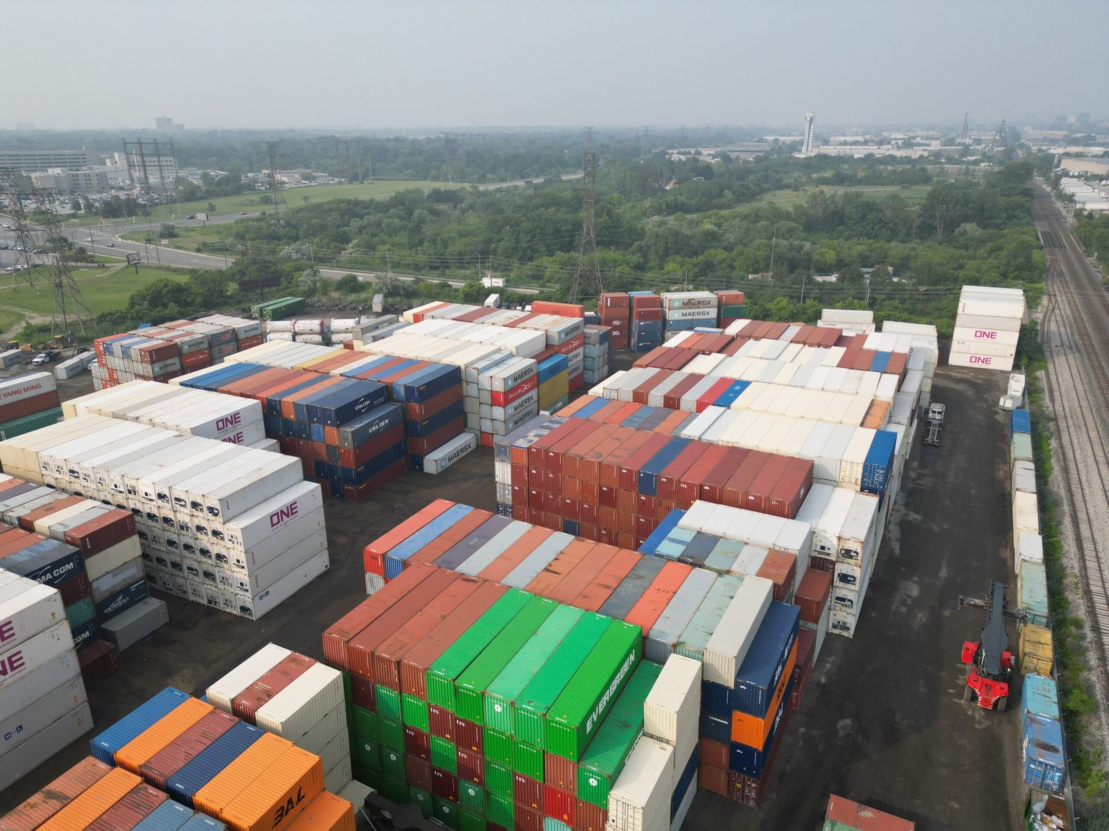 Seaport yard